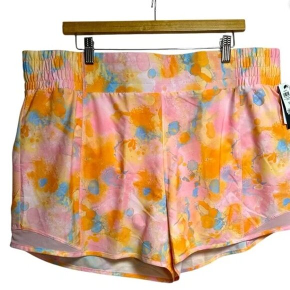 Ideology Women's 1X Active Printed Running Shorts Made for Macy's NWT Plus Size - Picture 6 of 7